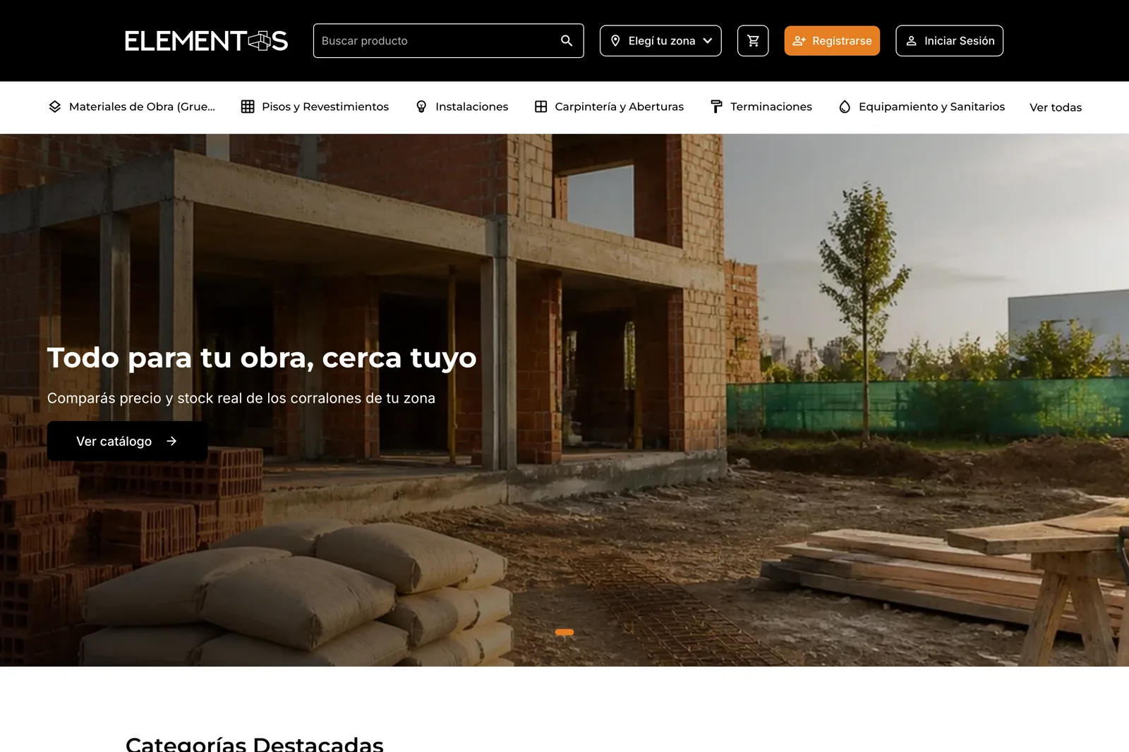 Construction-materials e-commerce